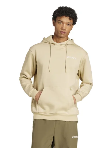 BUZO CAPUCHA TERREX HOMBRE ADIDAS SENDERISMO ALGODÓN - 1