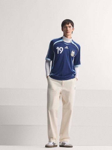 POLO HOMBRE ADIDAS ARGENTINA VISITANTE MESSI 2006 - 12