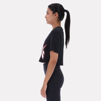 POLO DEPORTIVO ALGODÓN MUJER REEBOK SLOAN GRAPHIC CROP - 3