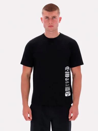 POLO DEPORTIVO HOMBRE REEBOK NEGRO FRANCO SS TEE - 1