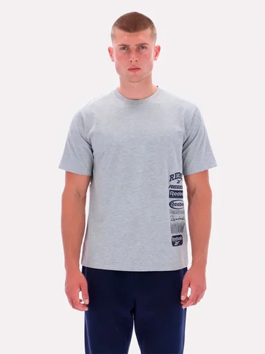 POLO DEPORTIVO HOMBRE REEBOK GRIS FRANCO SS TEE - 1