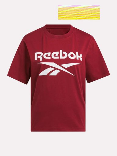 POLO MUJER REEBOK NOVA BIG LOGO OVERSIZED CRW - 1