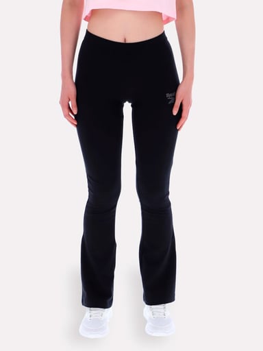 PANTALÓN MUJER REEBOK FAYE LOGO PRINT FLARED - 1