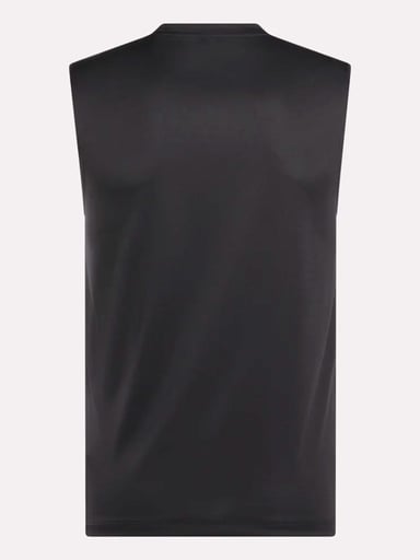 POLO DEPORTIVO SIN MANGAS HOMBRE REEBOK NEGRO ID TRAIN - 5