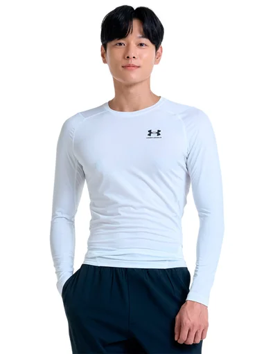 POLO MANGA LARGA HOMBRE UNDER ARMOUR BLANCO - 1