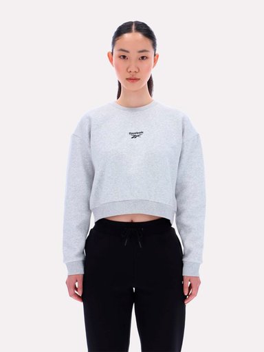 POLERA MUJER REEBOK HAZEL CROPPED SWEATSHIRT - 1