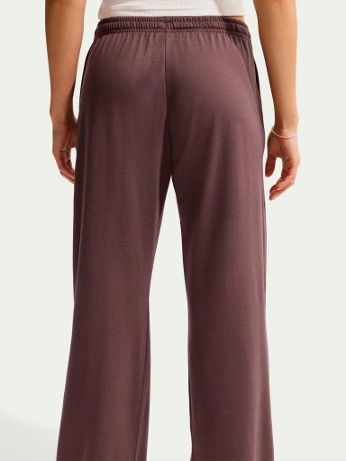 PANTALÓN BUZO MUJER NIKE VIOLETA CHILL KNIT - 4