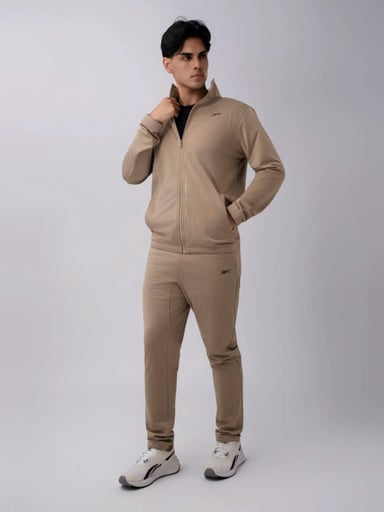 PANTALÓN BUZO ALGODÓN HOMBRE REEBOK MARRÓN CORE TRAINING TRACKSUIT - 1