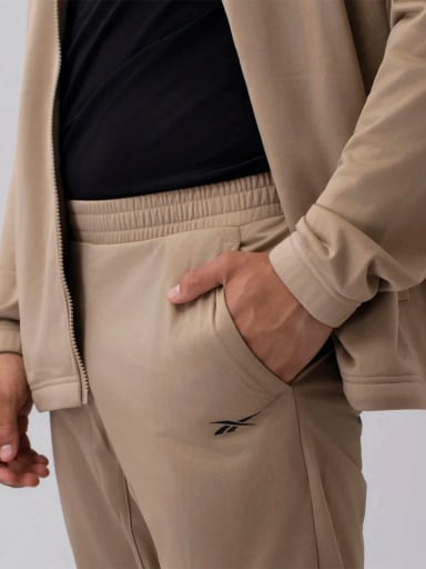 PANTALÓN BUZO ALGODÓN HOMBRE REEBOK MARRÓN CORE TRAINING TRACKSUIT - 3