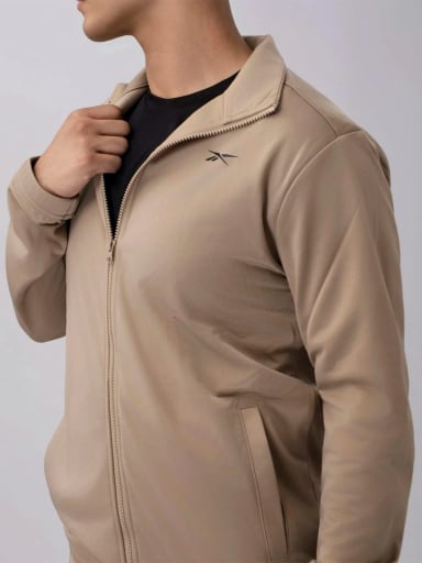 PANTALÓN BUZO ALGODÓN HOMBRE REEBOK MARRÓN CORE TRAINING TRACKSUIT - 4