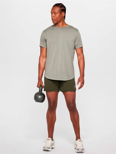 SHORT DEPORTIVO HOMBRE FABLETICS OLIVA THE 5 ONE - 3