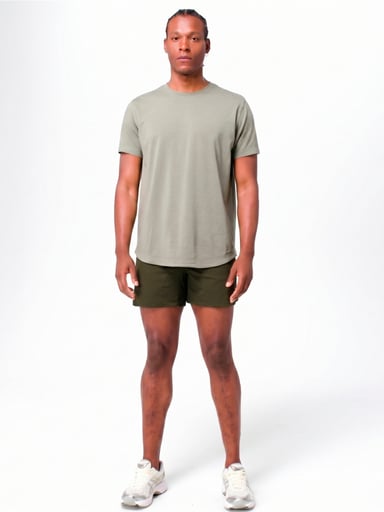 SHORT DEPORTIVO HOMBRE FABLETICS OLIVA THE 5 ONE - 4