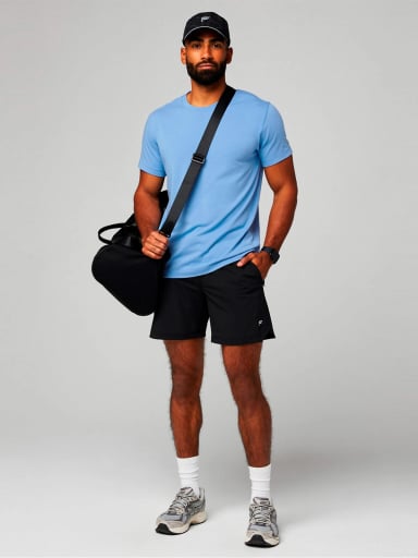 SHORT DEPORTIVO HOMBRE FABLETICS NEGRO MATE THE 7 ONE - 5