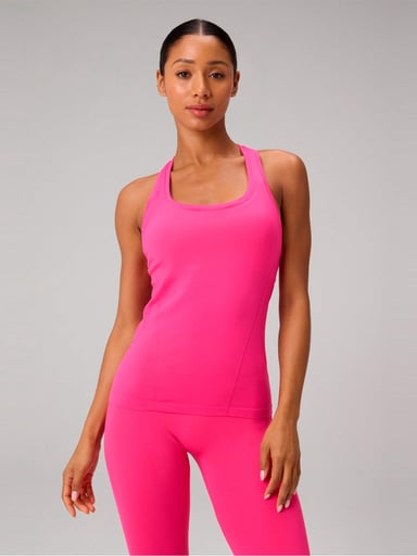 POLO MUJER FABLETICS ROSADO RACERBACK - 1
