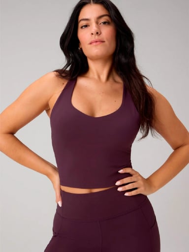 TOP DEPORTIVO MUJER FABLETICS BURDEO ANYWHERE CROPPED - 1