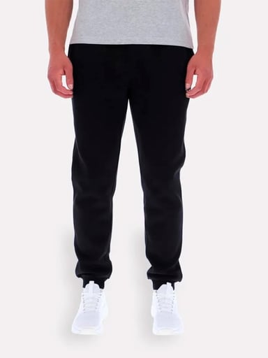PANTALÓN BUZO ALGODÓN HOMBRE REEBOK NEGRO - 1