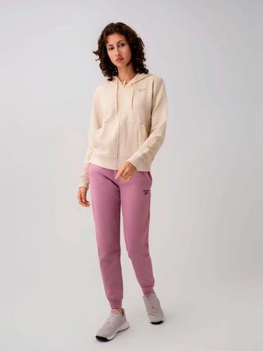 PANTALÓN BUZO ALGODÓN MUJER REEBOK ROSADO - 1
