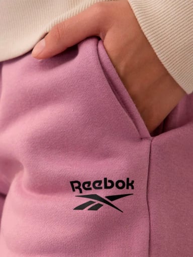 PANTALÓN BUZO ALGODÓN MUJER REEBOK ROSADO - 4