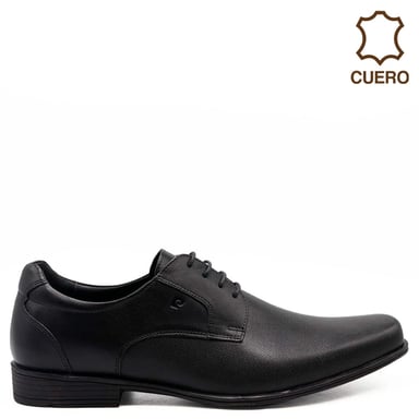 ZAPATOS DE VESTIR CUERO HOMBRE PIERRE CARDIN NEGRO VAR009 - 1