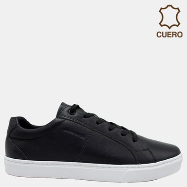 ZAPATILLAS DE CUERO HOMBRE PIERRE CARDIN URBANAS AZUL UIE001 NEG - 1