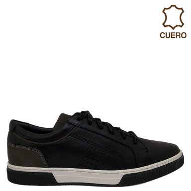 ZAPATILLAS HOMBRE DAUSS URBANAS NEGRO Z1801NA CUERO - 1