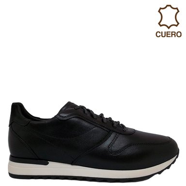 ZAPATILLAS HOMBRE DAUSS URBANAS NEGRO Z2206A CUERO - 1