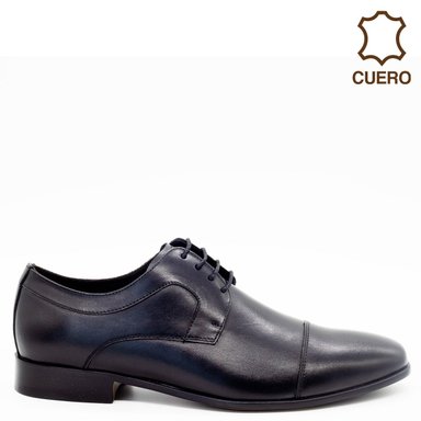 ZAPATOS DE VESTIR HOMBRE DAUSS CUERO NEGRO 3004 - 1