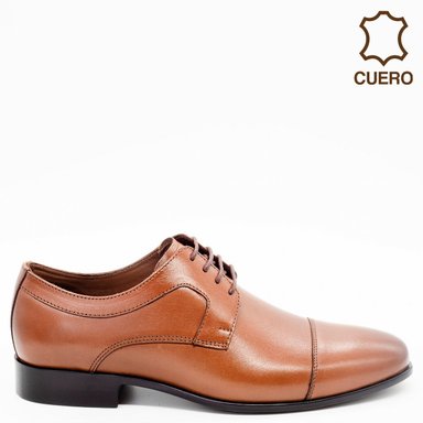 ZAPATOS DE VESTIR HOMBRE DAUSS CUERO MARRÓN 3004A - 1