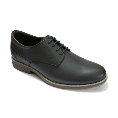 ZAPATOS CASUALES HOMBRE PIERRE CARDIN CUERO NEGRO CL9001 NEG - 1