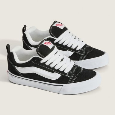 ZAPATILLAS HOMBRE VANS URBANAS NEGRO KNU SKOOL CUERO - 1
