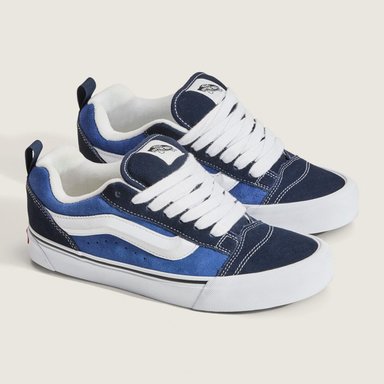ZAPATILLAS HOMBRE VANS URBANAS AZUL KNU SKOOL CUERO - 1