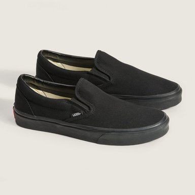 ZAPATILLAS HOMBRE VANS URBANAS NEGRO CLASSIC CUERO - 1