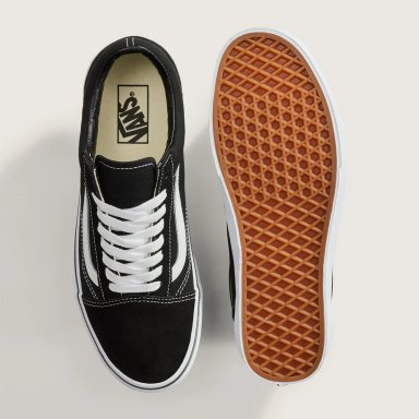 ZAPATILLAS HOMBRE VANS URBANAS NEGRO UA OLD SK CUERO - 3