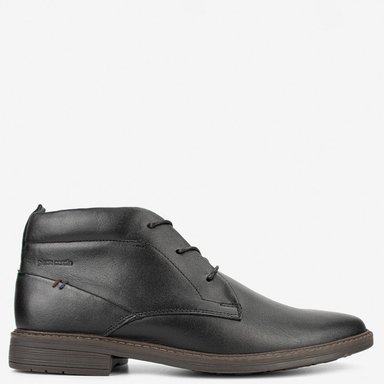 ZAPATOS HOMBRE PIERRE CARDIN NEGRO C11001 CUERO - 1
