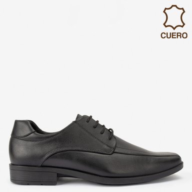 ZAPATOS DE VESTIR CUERO HOMBRE PIERRE CARDIN NEGRO VMM001 - 1