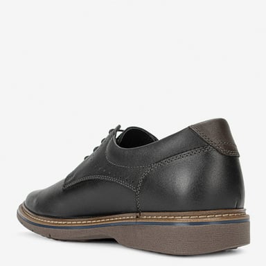 ZAPATOS CASUALES DE CUERO HOMBRES PIERRE CARDIN NEGRO CL7002 - 3
