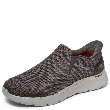 ZAPATILLAS HOMBRE SKECHERS URBANAS MARRÓN GO WALK FLEX - 3