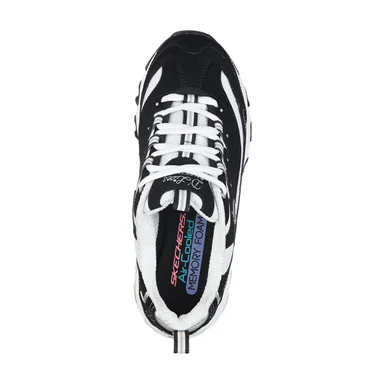 ZAPATILLAS MUJER SKECHERS URBANAS NEGRO DLITES - 4