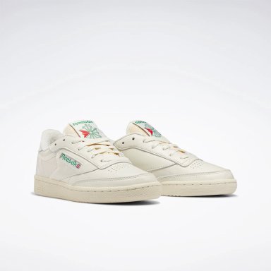 ZAPATILLAS MUJER REEBOK URBANAS CREMA CLUB C 85 VINTAGE CUERO - 3