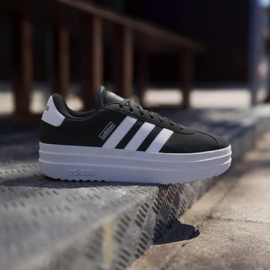 ZAPATILLAS MUJER ADIDAS URBANAS NEGRO VL COURT BOLD - 1