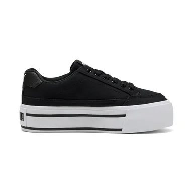 ZAPATILLAS MUJER PUMA URBANAS NEGRO COURT CLASSIC VULC FS PLATFORM WNS - 2