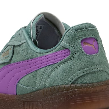 ZAPATILLAS MUJER PUMA URBANAS VERDE PALERMO MODA XTRA GUM WNS CUERO - 4