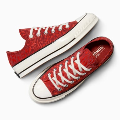 ZAPATILLAS MUJER CONVERSE URBANAS ROJO CHUCK 70 LEOPARD - 5