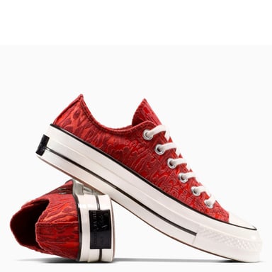 ZAPATILLAS MUJER CONVERSE URBANAS ROJO CHUCK 70 LEOPARD - 6