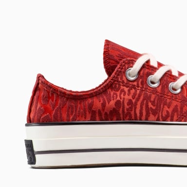 ZAPATILLAS MUJER CONVERSE URBANAS ROJO CHUCK 70 LEOPARD - 8