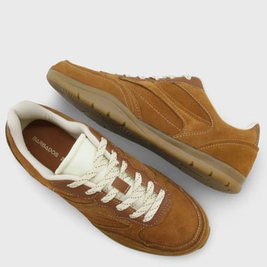 ZAPATILLAS DE CUERO MUJER BARBADOS CASUALES BAFA - 4