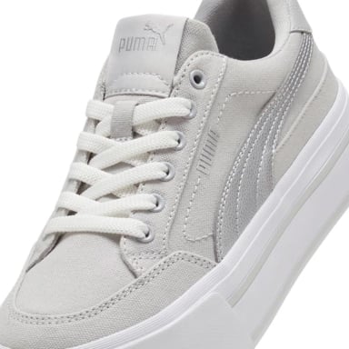ZAPATILLAS MUJER PUMA URBANAS GRIS COURT CLASSIC VULC FS PLATFORM WNS - 4