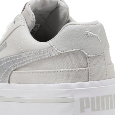 ZAPATILLAS MUJER PUMA URBANAS GRIS COURT CLASSIC VULC FS PLATFORM WNS - 5