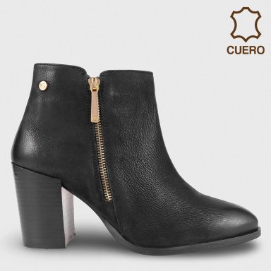 BOTINES CUERO MUJER CACHAREL ALBA - 1
