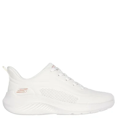 ZAPATILLAS MUJER SKECHERS CASUALES BLANCO BOBS SQUAD WAVES - 1